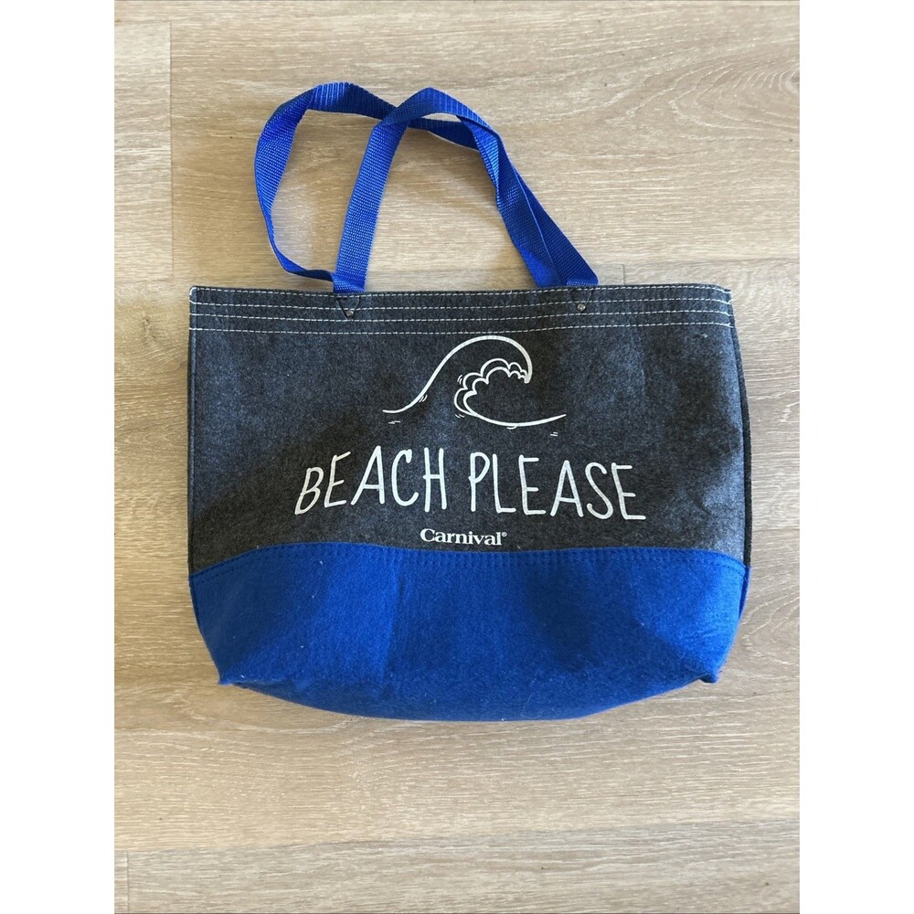 Carnival Beach Please Felt Cruise Ship Beach Tote Bag